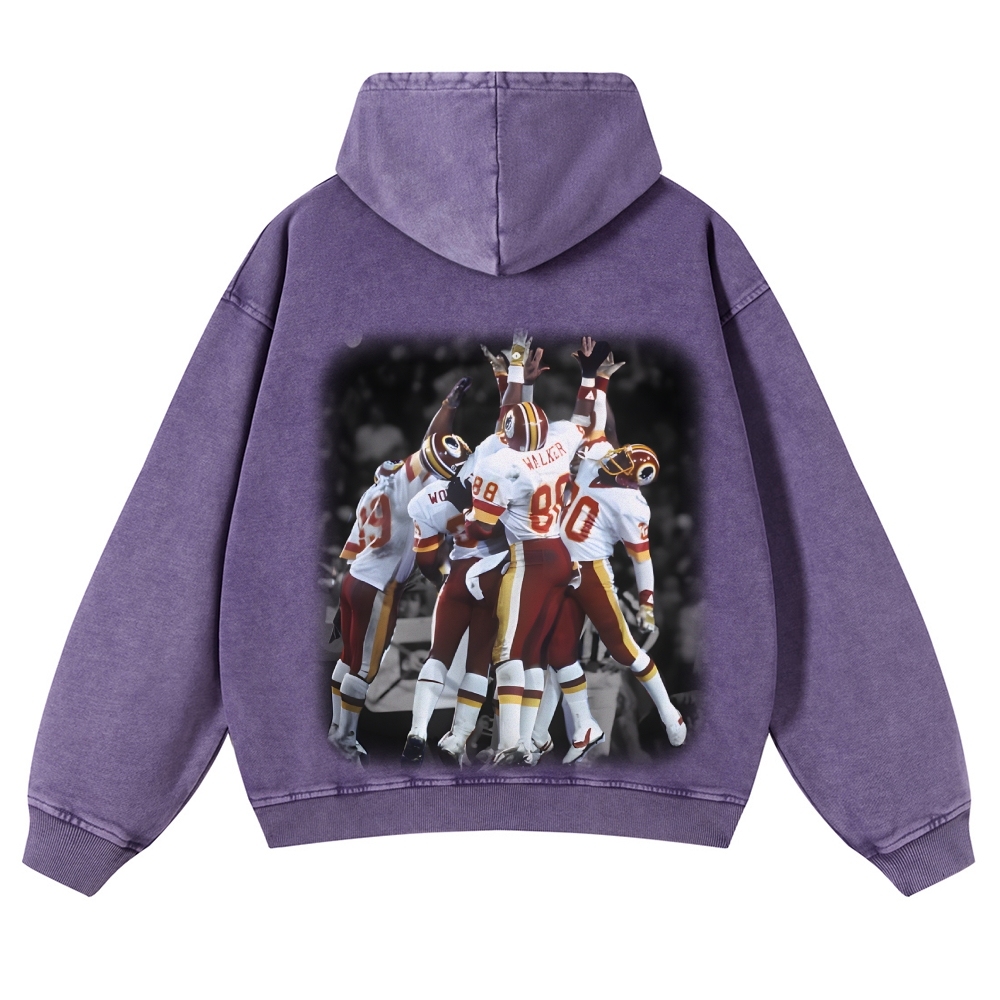 Casual Washed Hoodie|REDSKINS