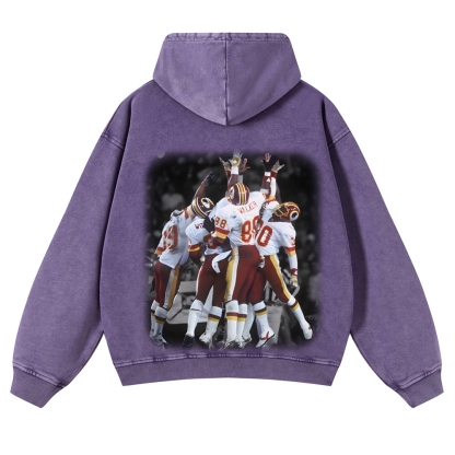Casual Washed Hoodie|REDSKINS