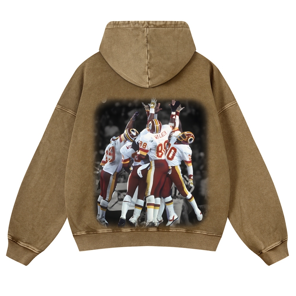Casual Washed Hoodie|REDSKINS