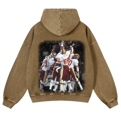 Casual Washed Hoodie|REDSKINS