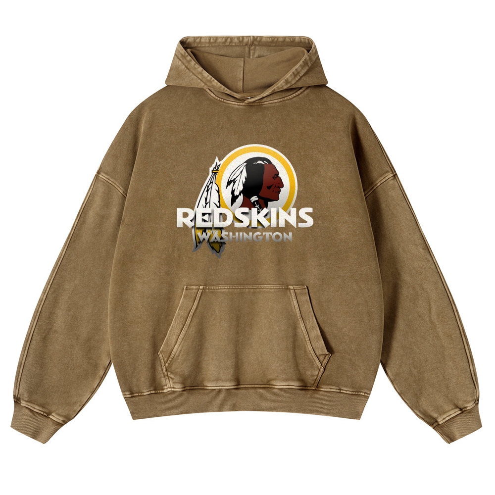 Casual Washed Hoodie|REDSKINS