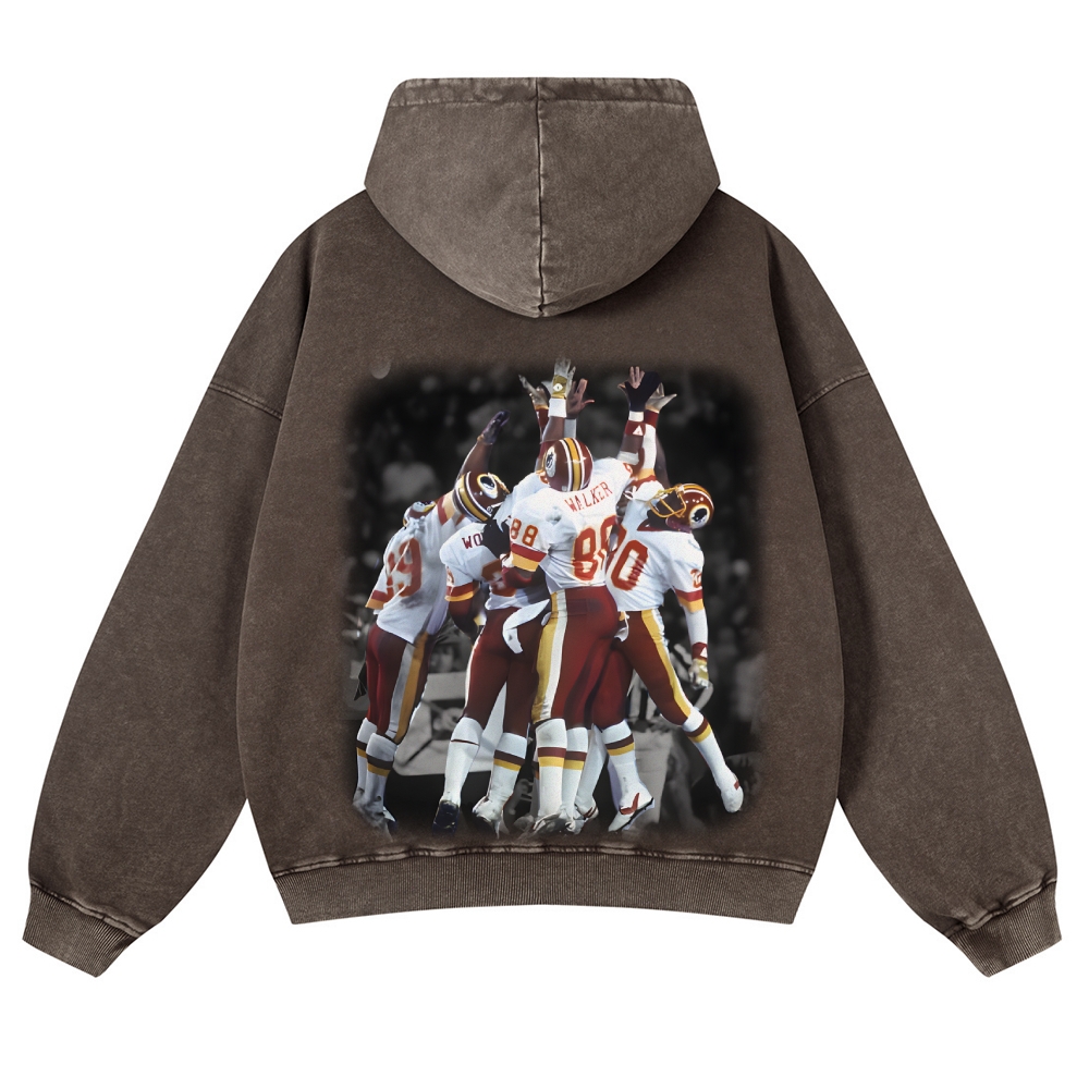 Casual Washed Hoodie|REDSKINS
