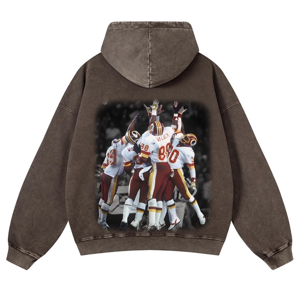 Casual Washed Hoodie|REDSKINS