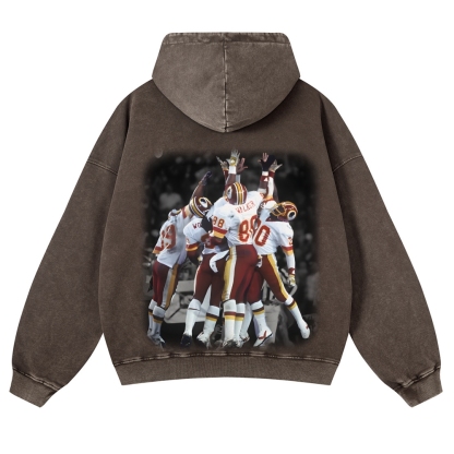 Casual Washed Hoodie|REDSKINS