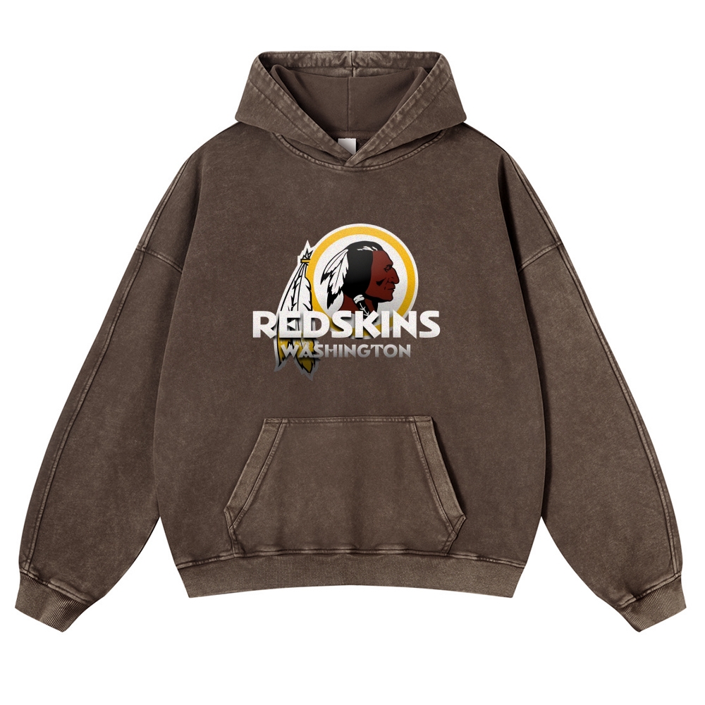 Casual Washed Hoodie|REDSKINS