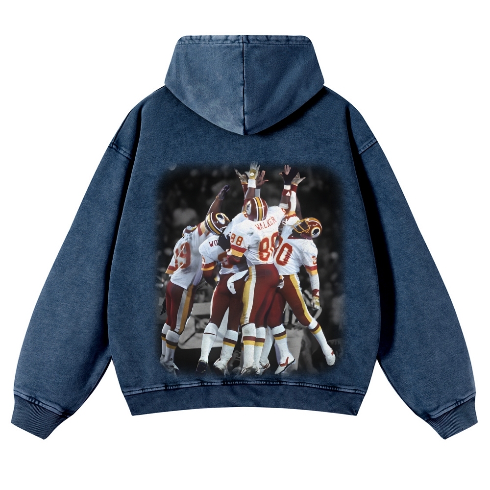 Casual Washed Hoodie|REDSKINS