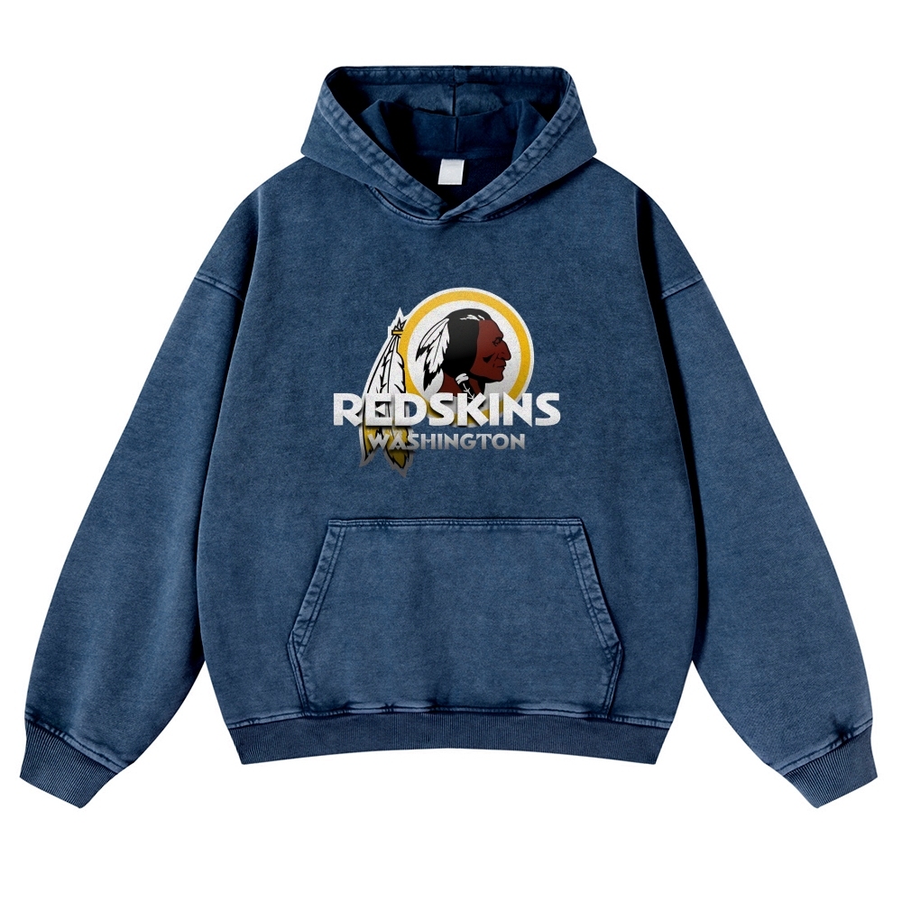 Casual Washed Hoodie|REDSKINS