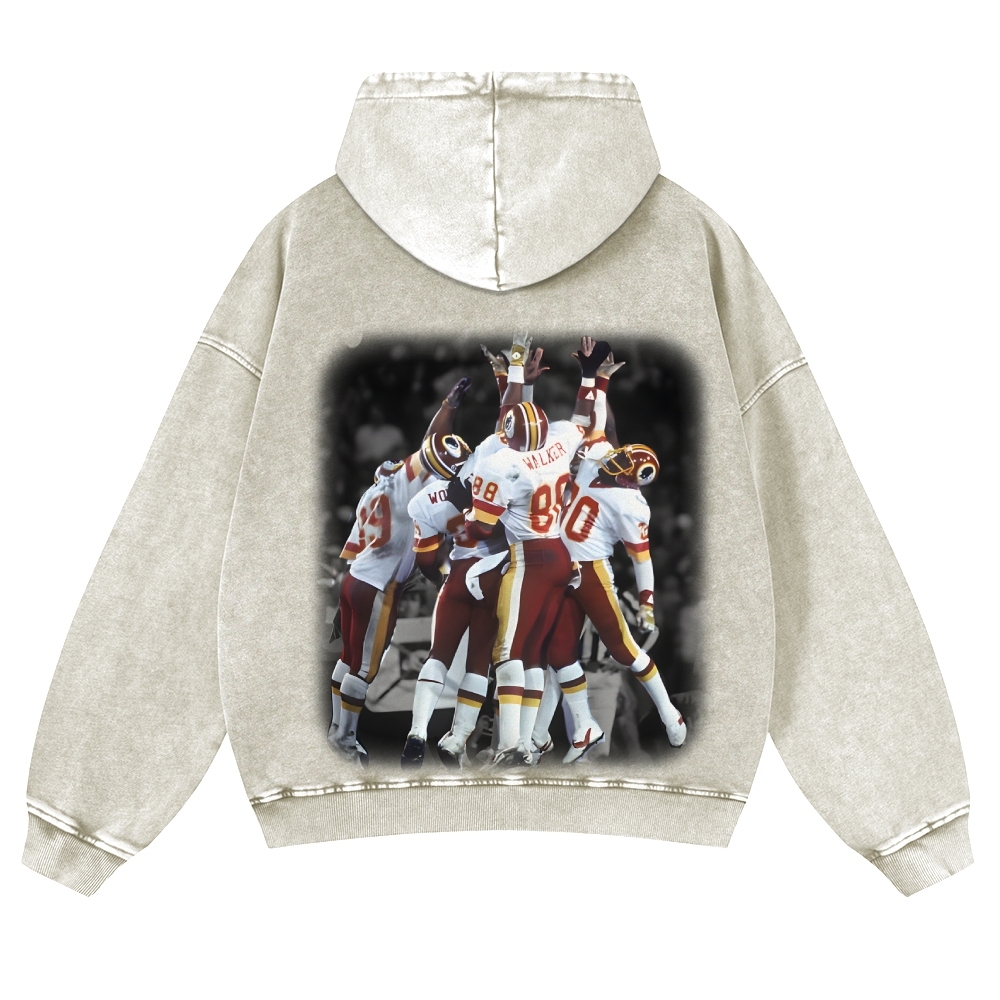 Casual Washed Hoodie|REDSKINS