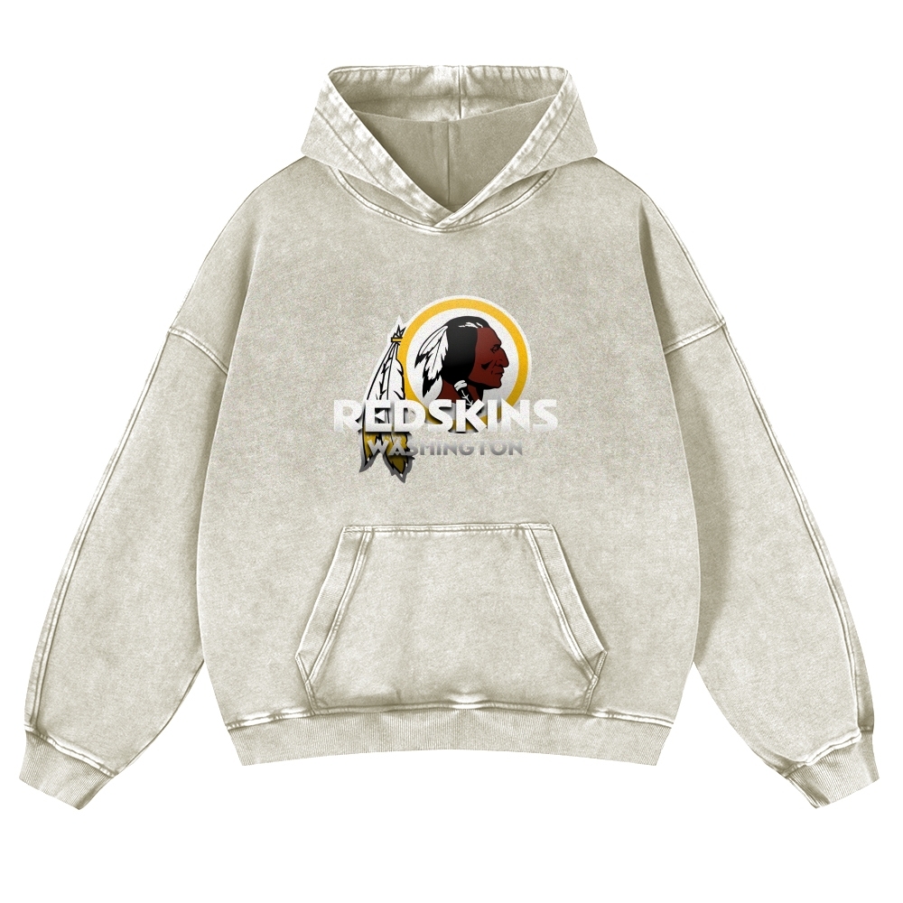 Casual Washed Hoodie|REDSKINS