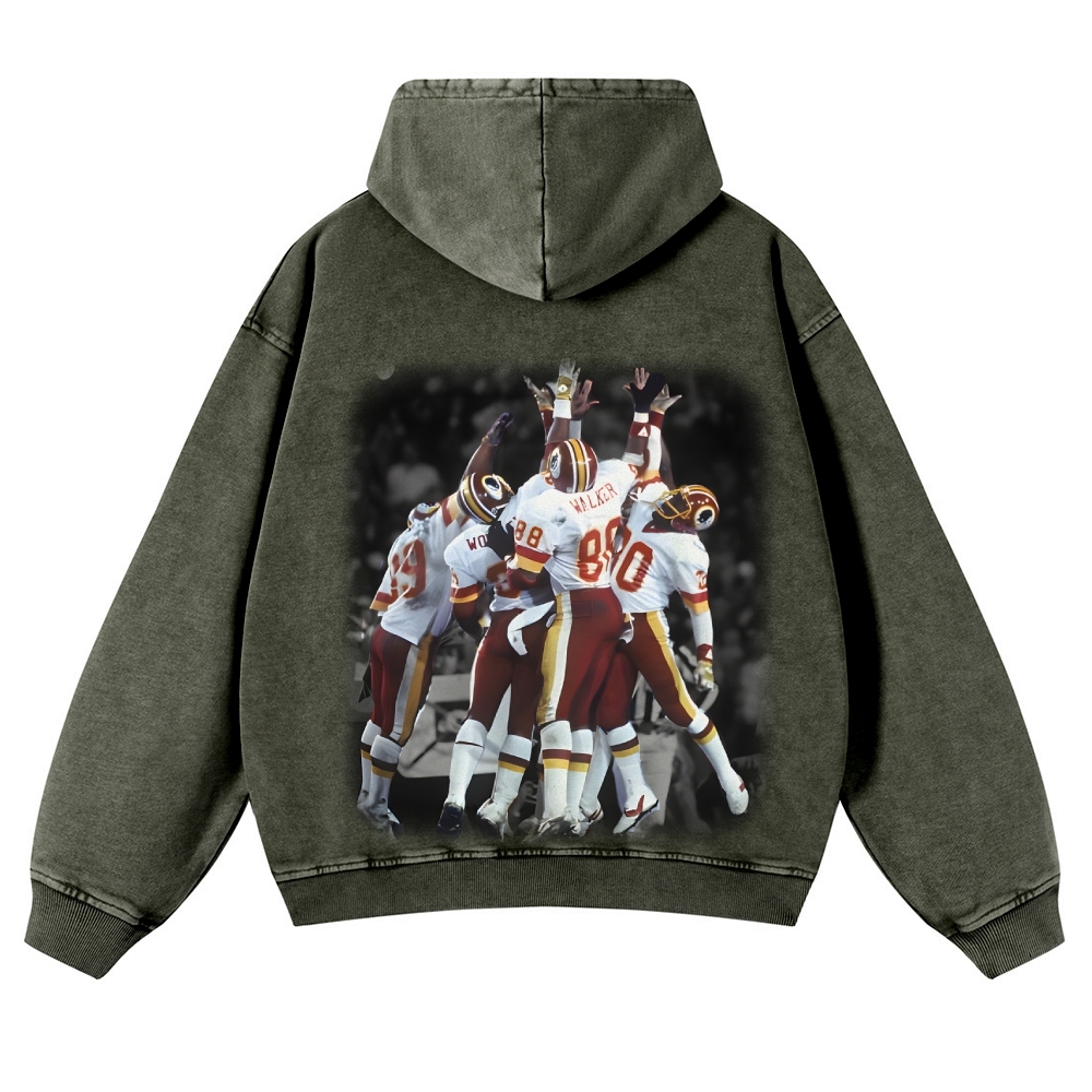 Casual Washed Hoodie|REDSKINS