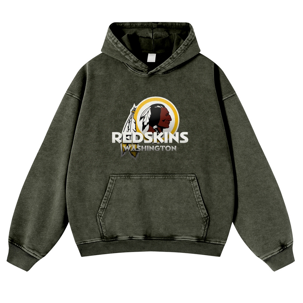 Casual Washed Hoodie|REDSKINS