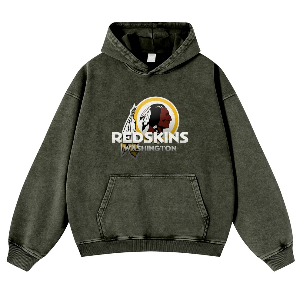 Casual Washed Hoodie|REDSKINS