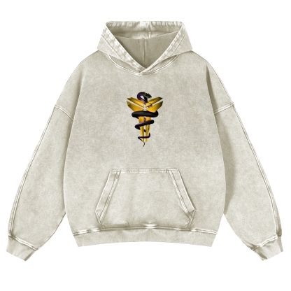 Casual Washed Hoodie Kobe Bryant