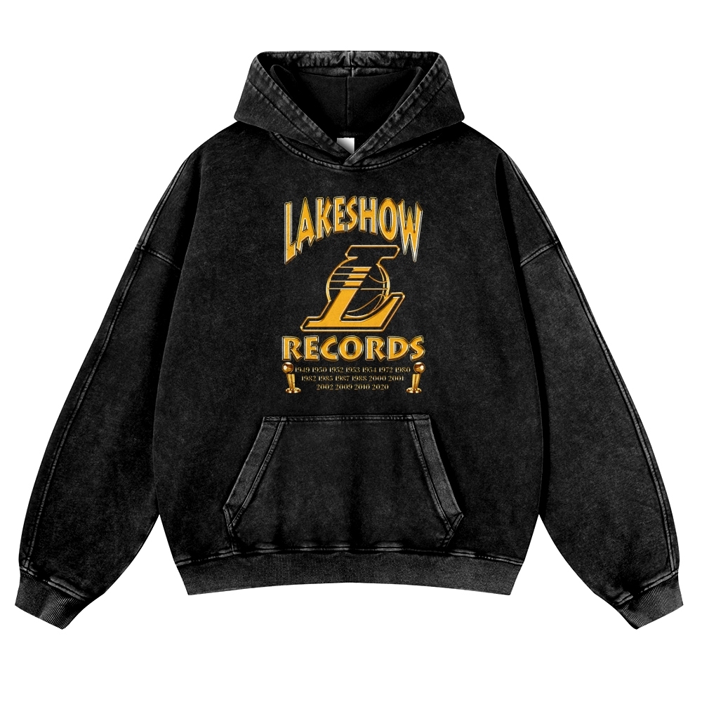 Casual Washed Hoodie Kobe Bryant