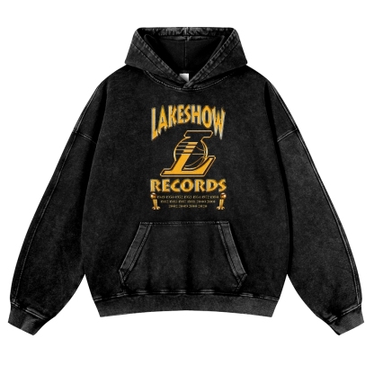 Casual Washed Hoodie Kobe Bryant