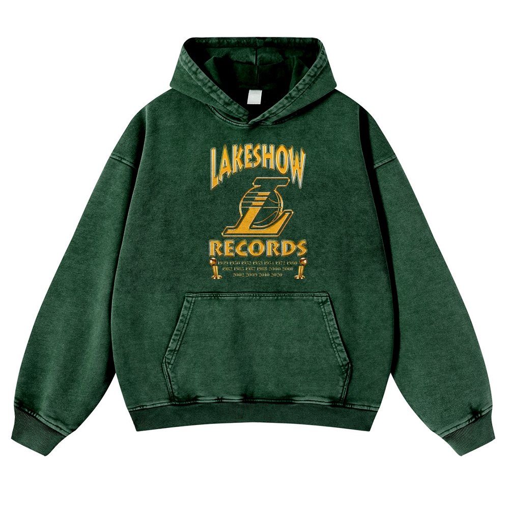 Casual Washed Hoodie Kobe Bryant
