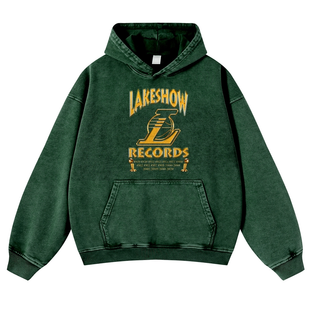Casual Washed Hoodie Kobe Bryant