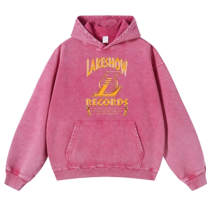 Casual Washed Hoodie Kobe Bryant