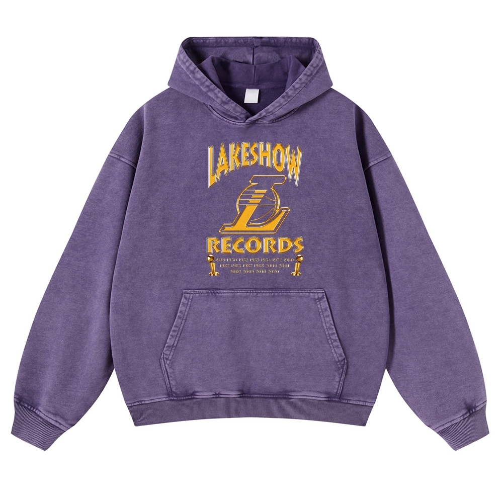 Casual Washed Hoodie Kobe Bryant