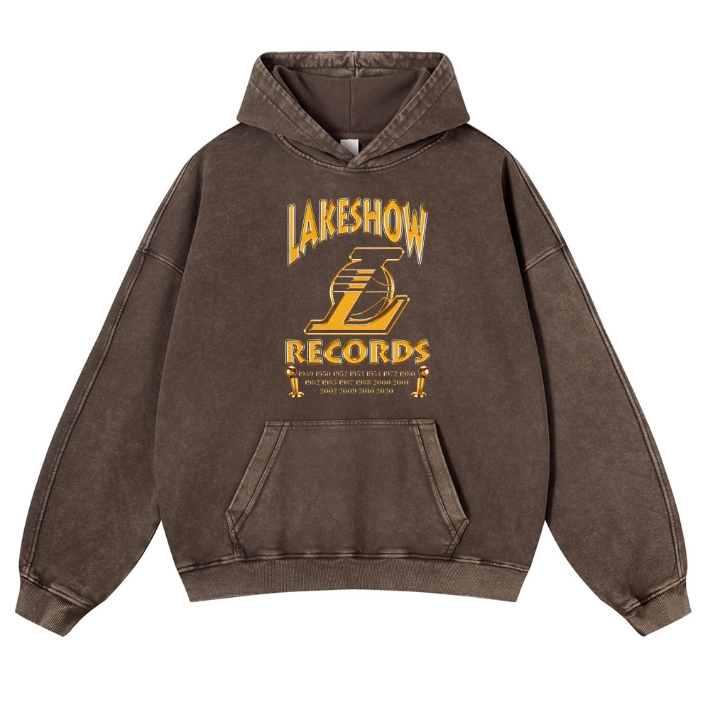 Casual Washed Hoodie Kobe Bryant