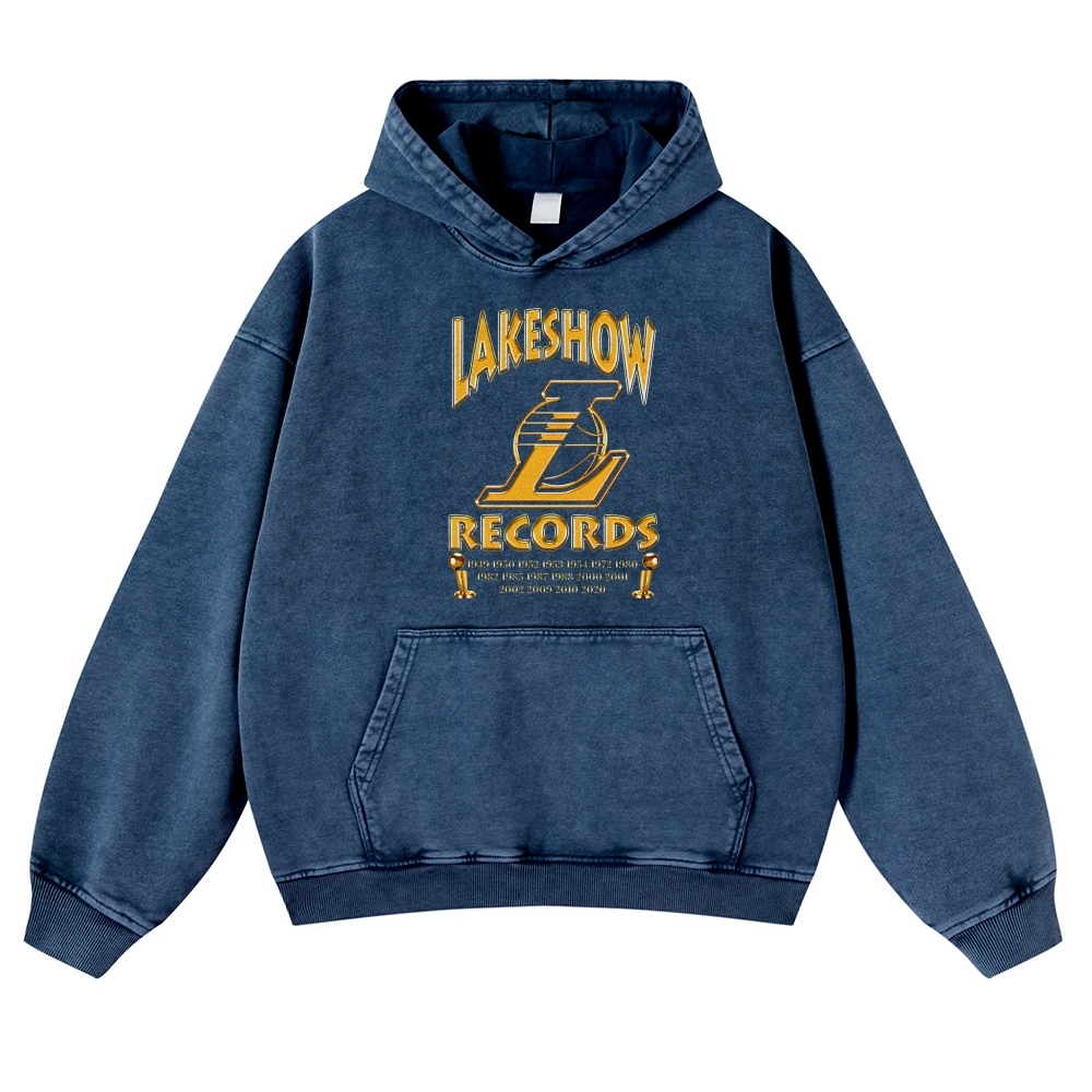 Casual Washed Hoodie Kobe Bryant