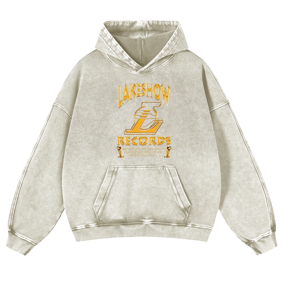 Casual Washed Hoodie Kobe Bryant