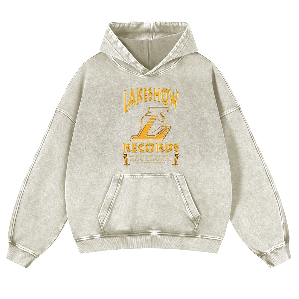 Casual Washed Hoodie Kobe Bryant