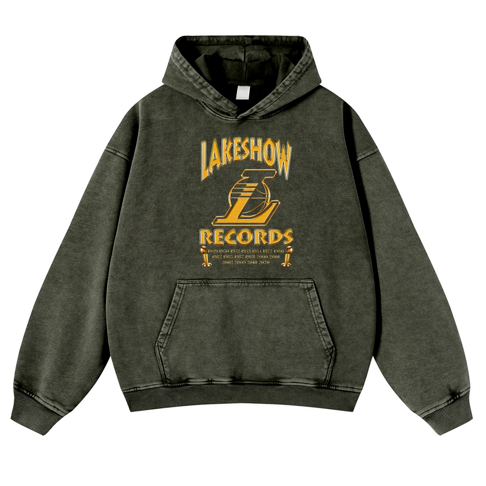 Casual Washed Hoodie Kobe Bryant
