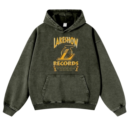 Casual Washed Hoodie Kobe Bryant