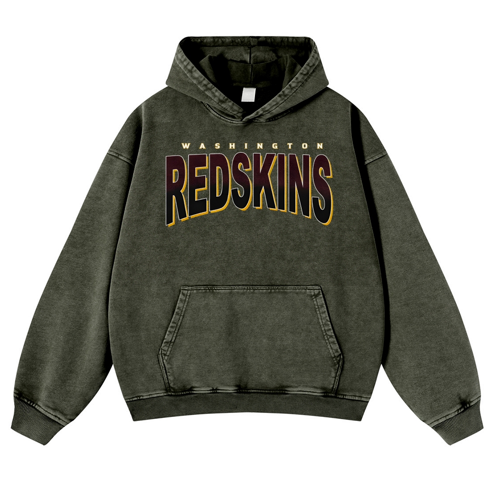 REDSKINS Casual Washed Hoodie