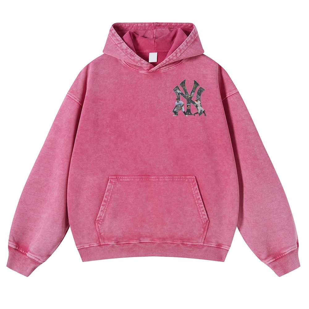 Casual Washed Hoodie|NEW YORK YANKEES