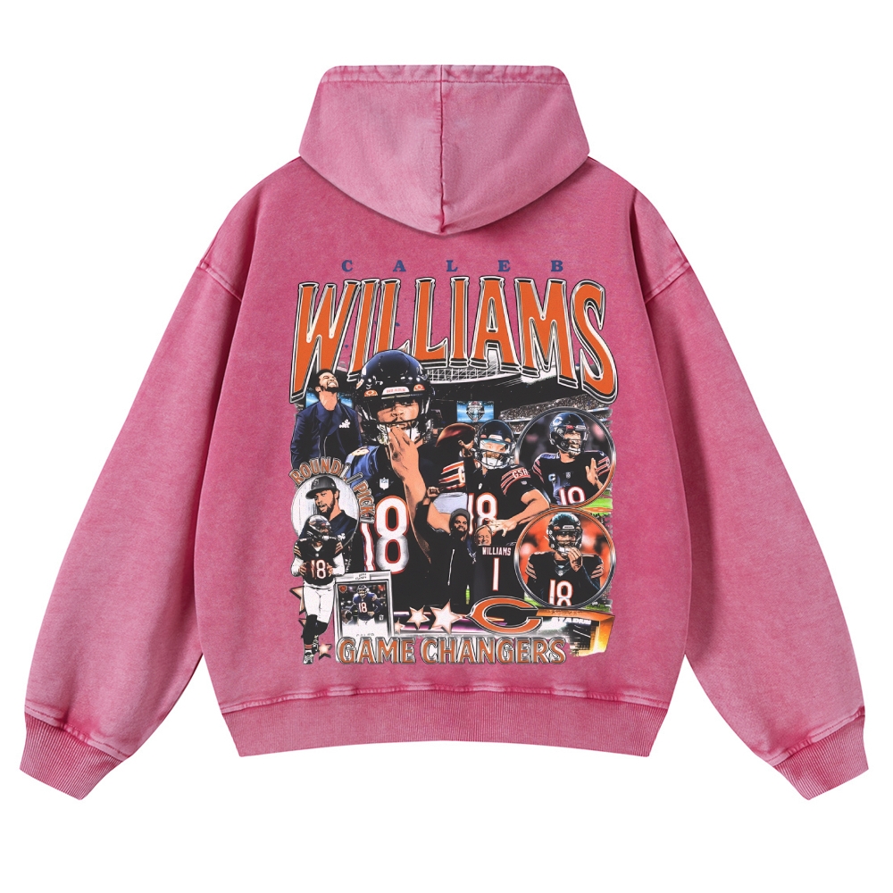 Casual Washed Hoodie|CALEB WILLIAMS
