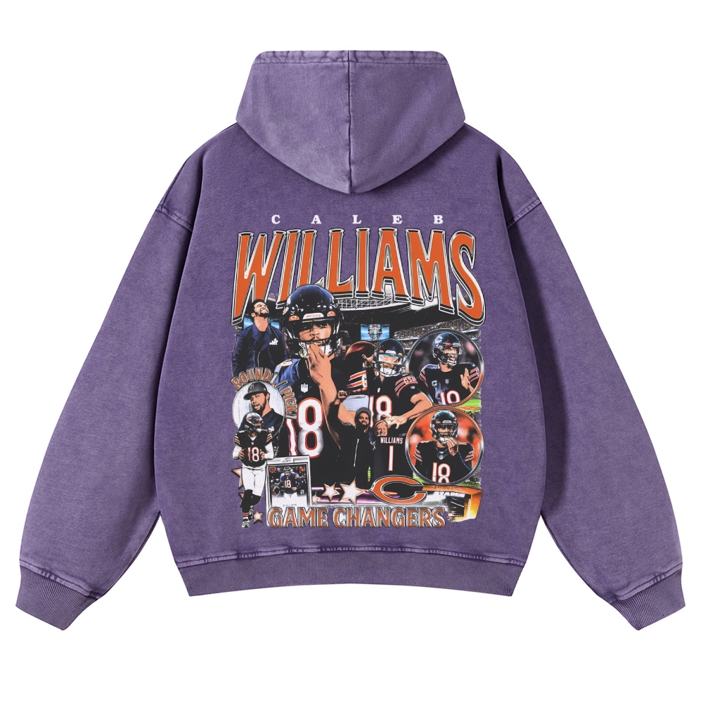 Casual Washed Hoodie|CALEB WILLIAMS