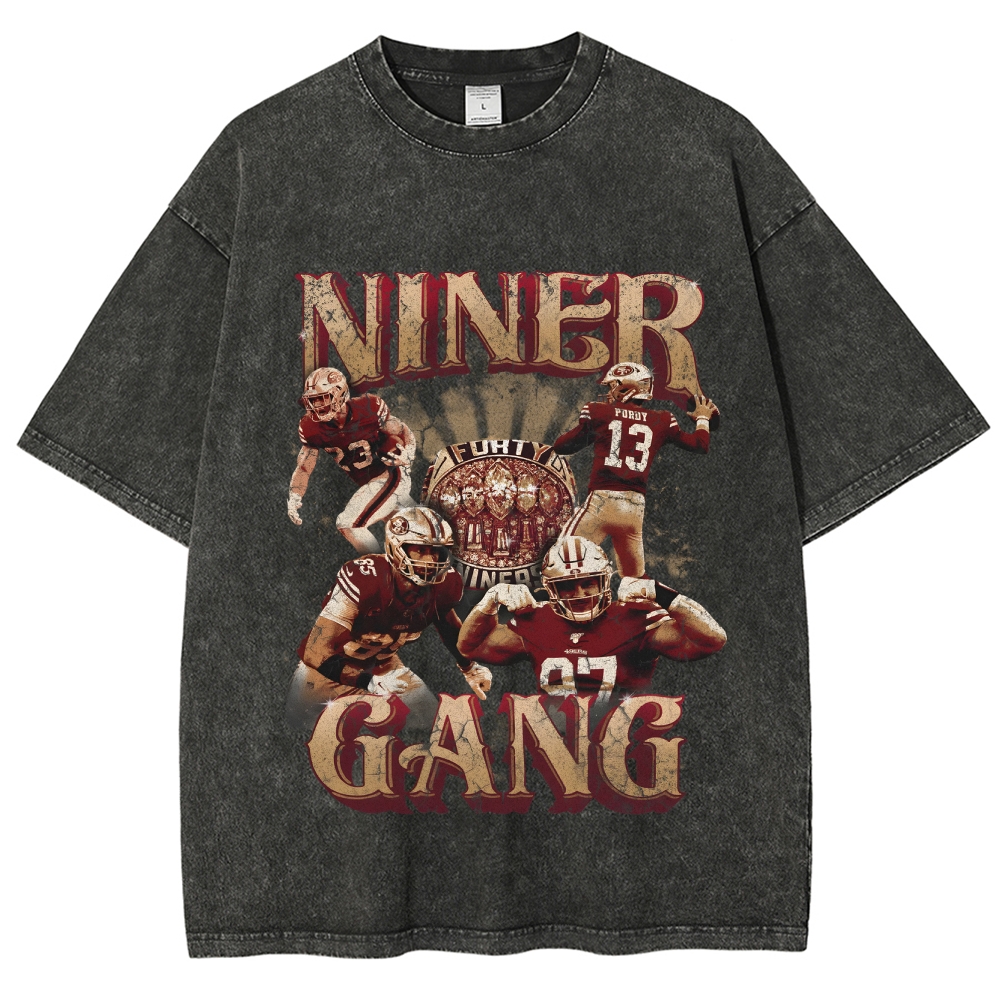 Unisex Fit Washed T-Shirt San Francisco 49ers