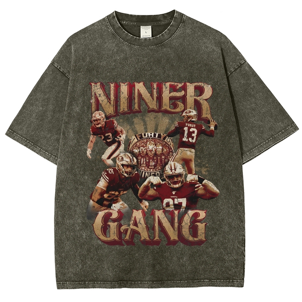 Unisex Fit Washed T-Shirt San Francisco 49ers