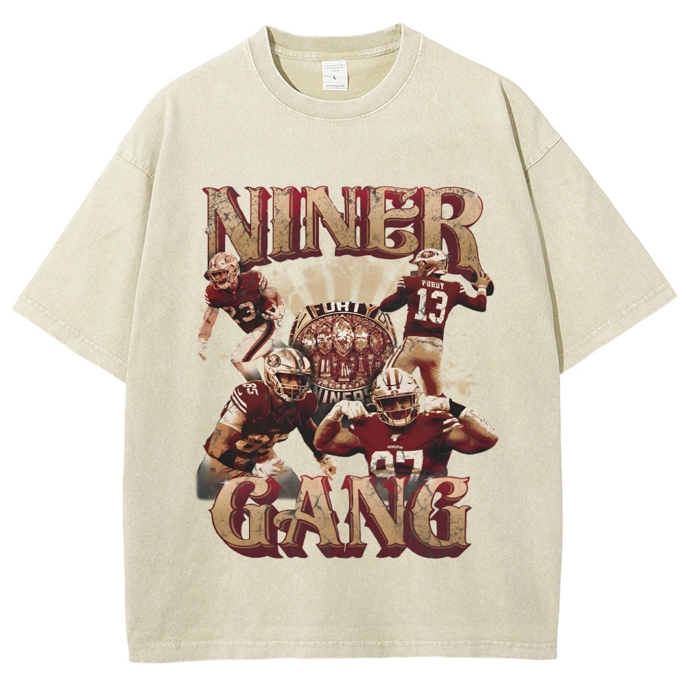 Unisex Fit Washed T-Shirt San Francisco 49ers