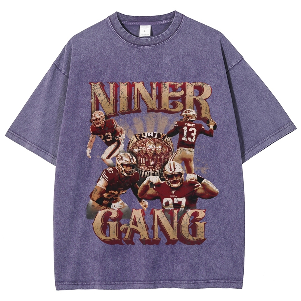 Unisex Fit Washed T-Shirt San Francisco 49ers