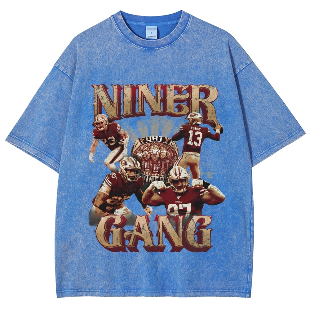 Unisex Fit Washed T-Shirt San Francisco 49ers