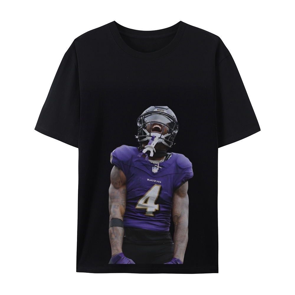 RAVENS ZayFlowers Vintage Style Unisex-Adult Cotton TEE