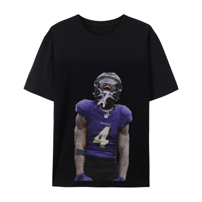 RAVENS ZayFlowers Vintage Style Unisex-Adult Cotton TEE