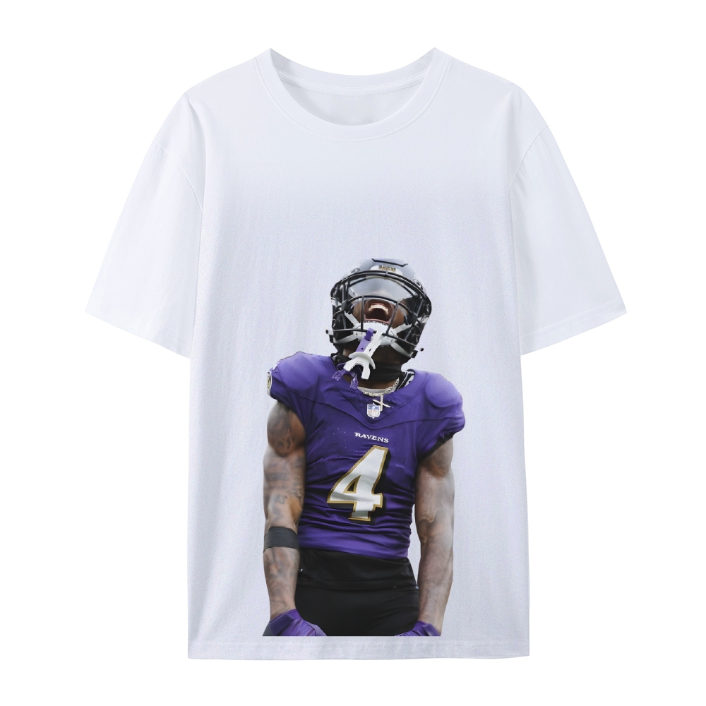 RAVENS ZayFlowers Vintage Style Unisex-Adult Cotton TEE