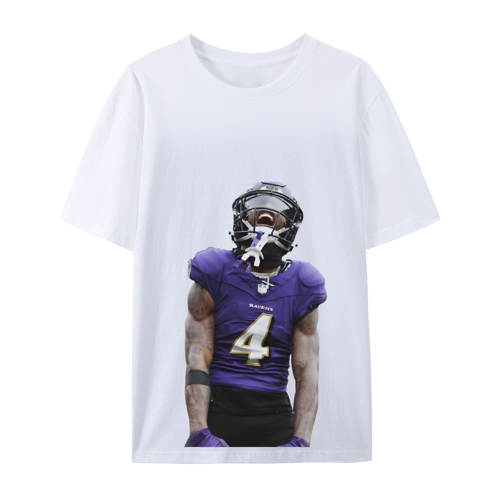 RAVENS ZayFlowers Vintage Style Unisex-Adult Cotton TEE