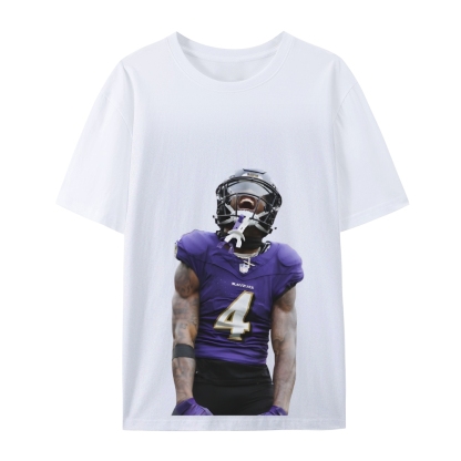 RAVENS ZayFlowers Vintage Style Unisex-Adult Cotton TEE