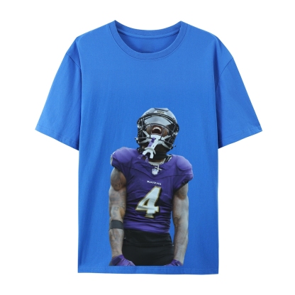 RAVENS ZayFlowers Vintage Style Unisex-Adult Cotton TEE