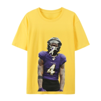 RAVENS ZayFlowers Vintage Style Unisex-Adult Cotton TEE