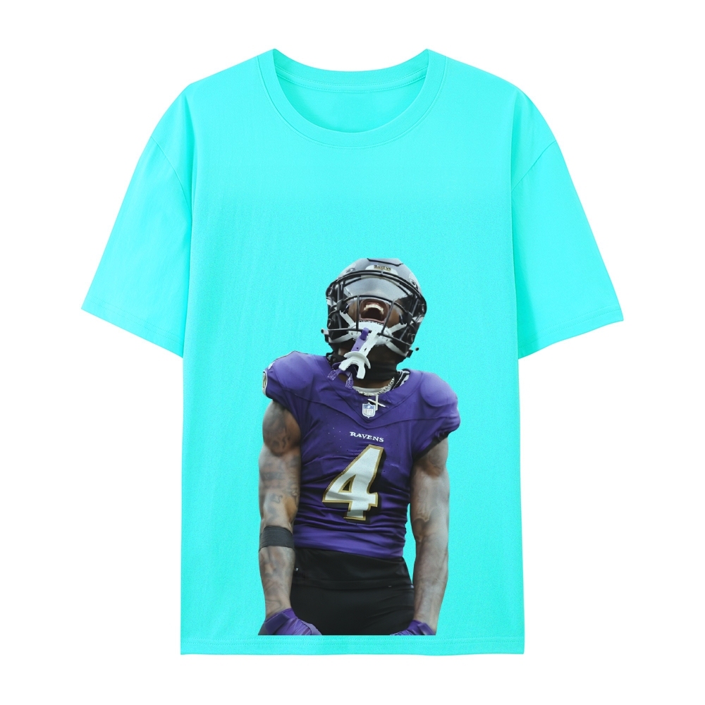RAVENS ZayFlowers Vintage Style Unisex-Adult Cotton TEE