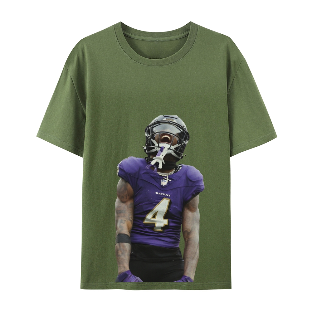 RAVENS ZayFlowers Vintage Style Unisex-Adult Cotton TEE