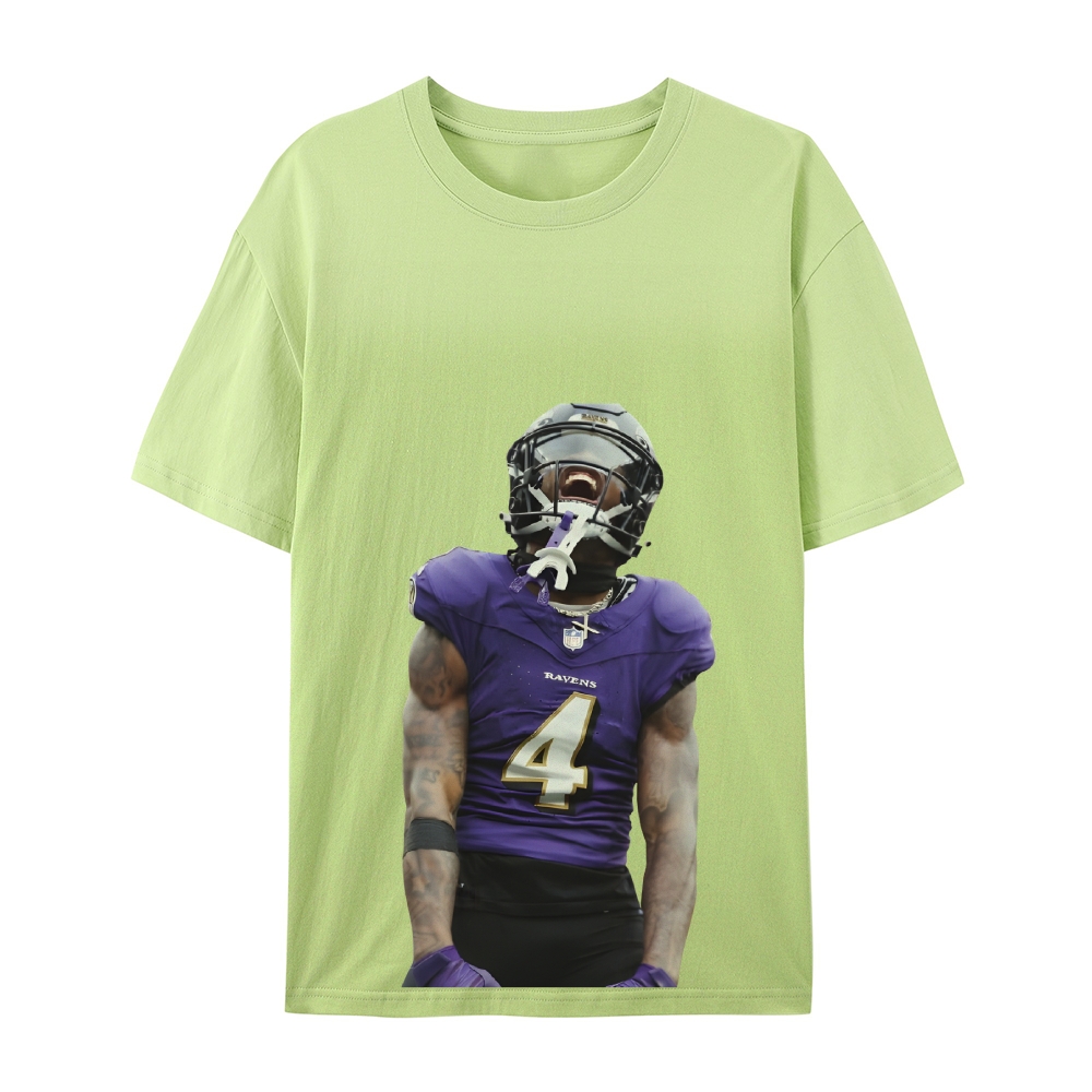 RAVENS ZayFlowers Vintage Style Unisex-Adult Cotton TEE