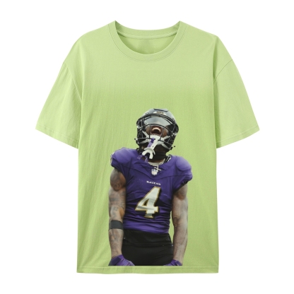 RAVENS ZayFlowers Vintage Style Unisex-Adult Cotton TEE