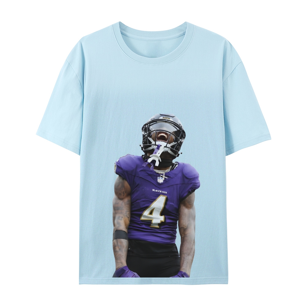 RAVENS ZayFlowers Vintage Style Unisex-Adult Cotton TEE